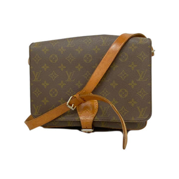 LOUIS VUITTON Shoulder Bag Monogram Cartesiere M51252 Brown Ladies