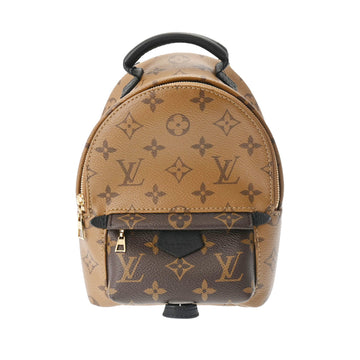 LOUIS VUITTON Monogram Reverse Palm Springs Camel M44872 Women's Canvas Backpack/Daypack