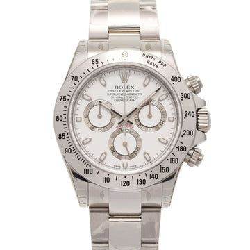 ROLEX Daytona Dead Stock 116520 Men's SS Watch Automatic White Dial