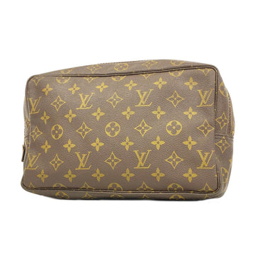 LOUIS VUITTON Pouch Monogram True Toilet 28 M47522 Brown Ladies