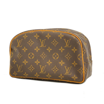 LOUIS VUITTON Pouch Monogram True Toilet 25 M47527 Brown Women's