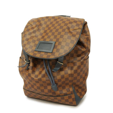 LOUIS VUITTON Rucksack Damier Runner N41377 Brown Men's Women's