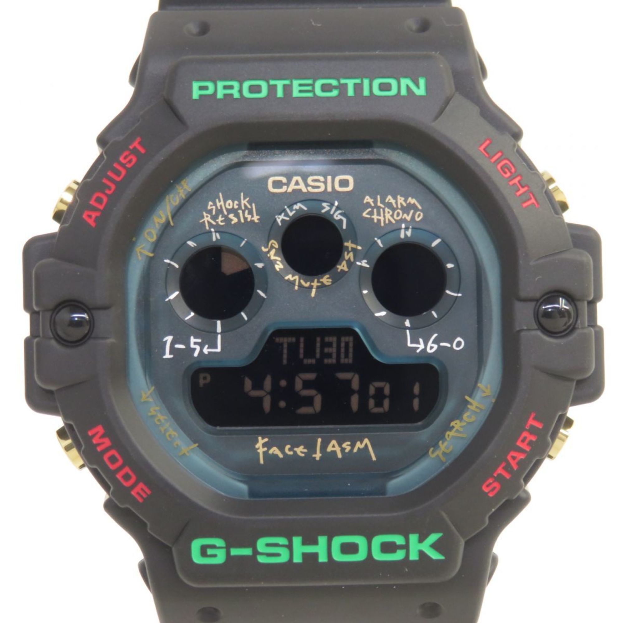 CASIO G-SHOCK FACETASM collaboration model DW-5900FA-1JR quartz watch