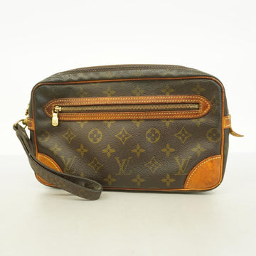 LOUIS VUITTON Shoulder Bag Monogram Marly Dragonne GM M51825 Brown Men's Women's