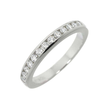 TIFFANY & Co. Half Circle Channel Setting Ring Width 2.5mm Diamond Pt Platinum