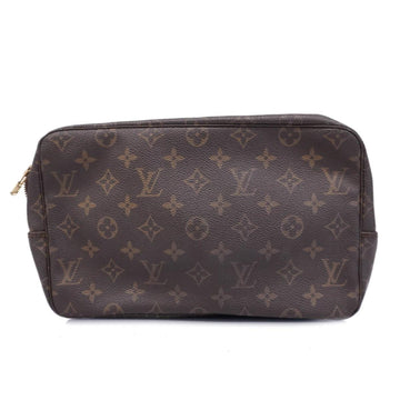 LOUIS VUITTON Pouch Monogram True Toilet 28 M47522 Brown Ladies