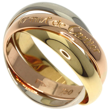 CARTIER Trinity #49 Ring, K18 Yellow Gold/K18WG/K18PG, Women's,