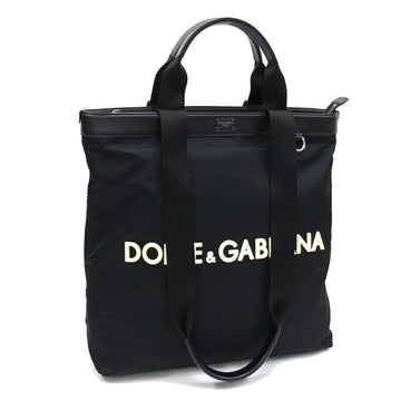 DOLCE & GABBANA Handbag BN1640AZ6751 Black Nylon Leather Tote Bag Men's DOLCE&GABBANA