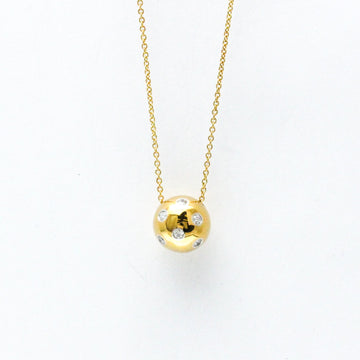TIFFANY Dots Ball Diamond Platinum 950,Yellow Gold [18K] Diamond Men,Women Fashion Pendant Necklace [Gold]