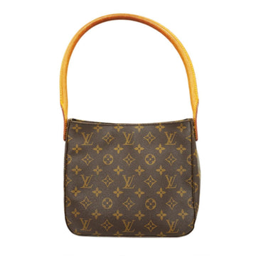 LOUIS VUITTON Shoulder Bag Monogram Looping MM M51146 Brown Ladies