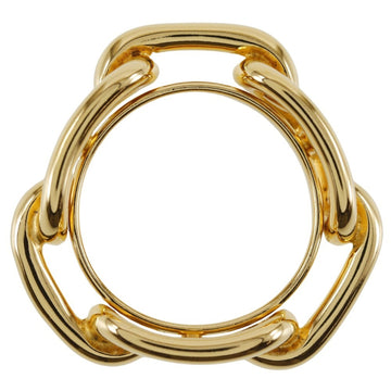 HERMES Chaine d'Ancre scarf ring, gold plated, for women