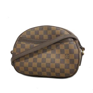 LOUIS VUITTON Shoulder Bag Damier Blois N48095 Ebene Ladies