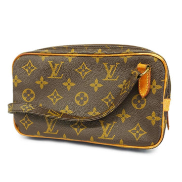 LOUIS VUITTON Shoulder Bag Monogram Pochette Marly Bandouliere M51828 Brown Women's