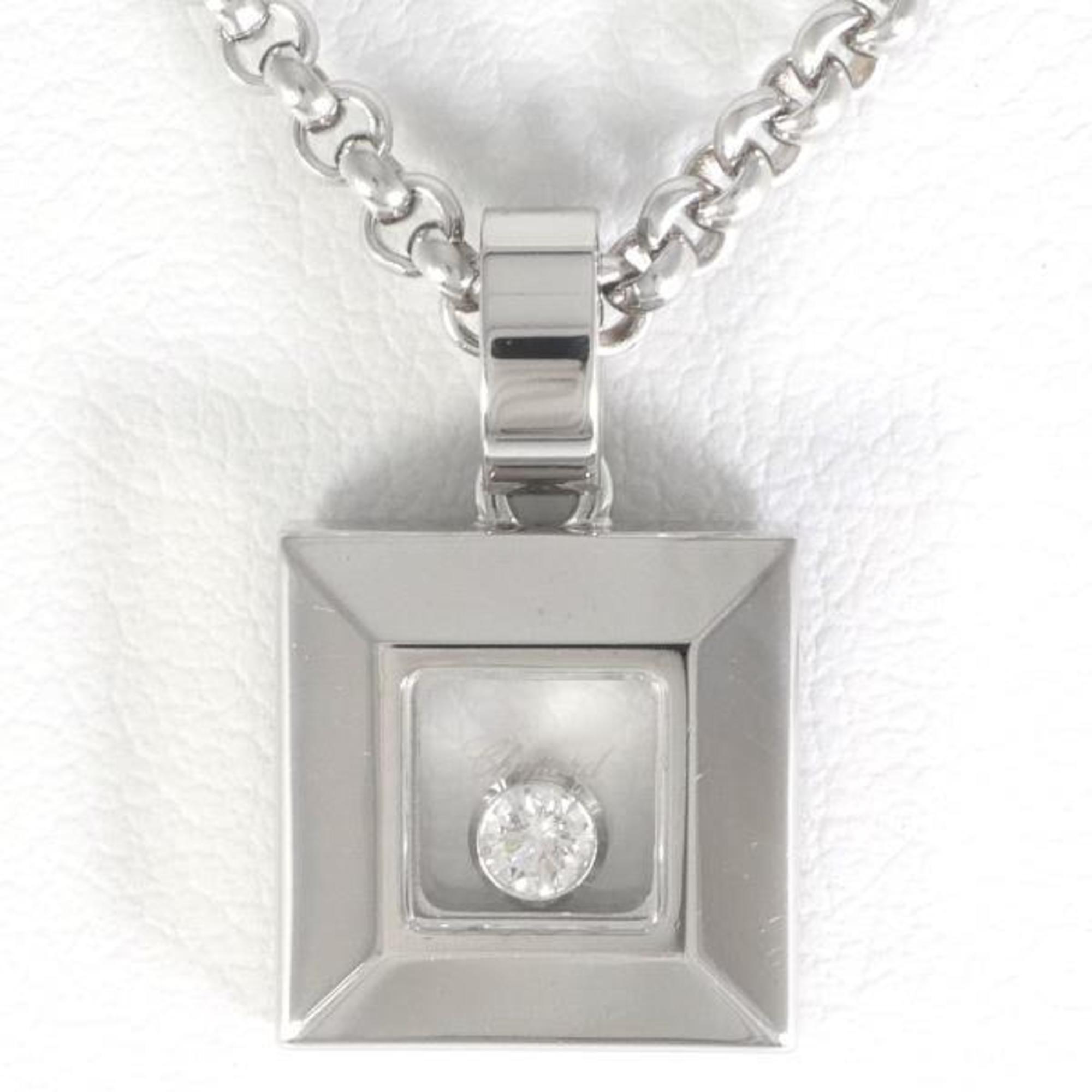 CHOPARD Happy Diamond K18WG Necklace Total Weight Approx