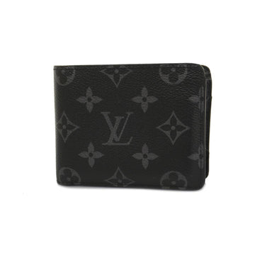 LOUIS VUITTON Wallet Monogram Eclipse Portefeuille Multiple M61695 Black Men's