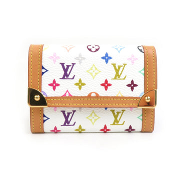 LOUIS VUITTON Wallet/Coin Case Monogram Multicolor Porto Monnaie Pla Blanc Women's M92657 h30318f