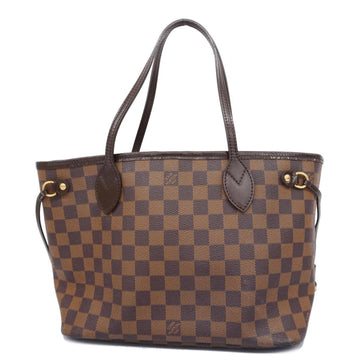 LOUIS VUITTON Tote Bag Damier Neverfull PM N51109 Ebene Women's