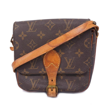 LOUIS VUITTON Shoulder Bag Monogram Cartesier M51254 Brown Ladies