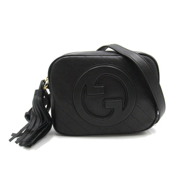 GUCCI Blondie Small Shoulder Bag Black leather 7423601IV0G1000