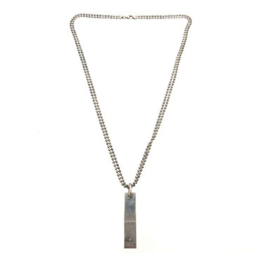GUCCI Plated Silver 925 Ball Chain Necklace 0194