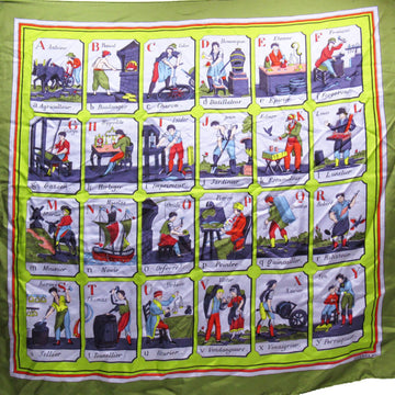 HERMES Scarf Carre 90 Silk Multicolor Women's w0311a