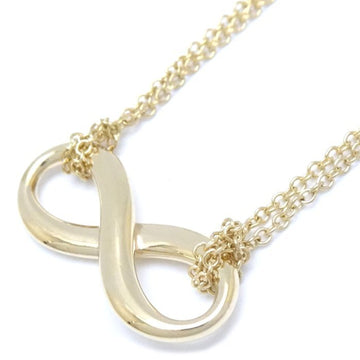 TIFFANY&Co.  Infinity Necklace K18YG Yellow Gold 291796