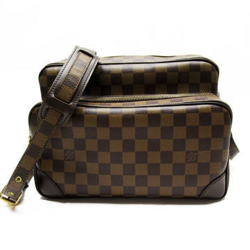 LOUIS VUITTON Shoulder Bag Damier Nile Canvas Brown Unisex N48062 w0121j