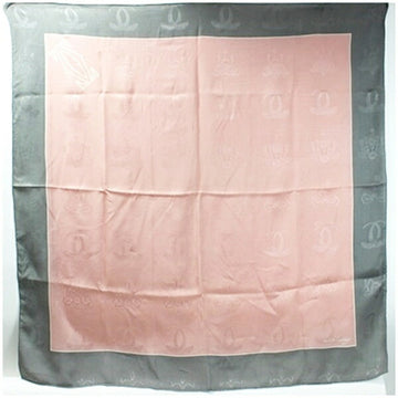 CARTIER scarf muffler 2c pink x grey ladies