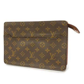 LOUIS VUITTON Clutch Bag Monogram Pochette Homme M51795 Brown Men's Women's