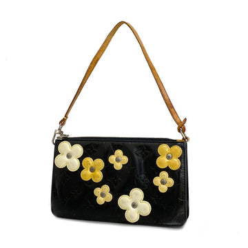 LOUIS VUITTON Pouch Vernis Flower Lexington M92245 Noir Ladies