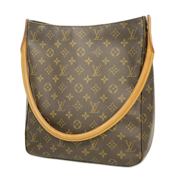 LOUIS VUITTON Shoulder Bag Monogram Looping GM M51145 Brown Ladies