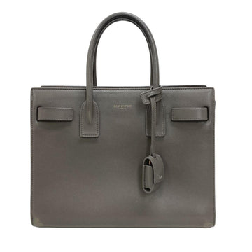 SAINT LAURENT PARIS 421859 Baby Sac du Jour Handbag Grey Women's Z0006430