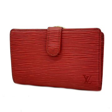 LOUIS VUITTON Wallet Epi Portomone Vie Viennois M63247 Castilian Red Ladies