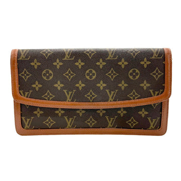 LOUIS VUITTON Clutch Bag Monogram Pochette Dame GM Canvas Brown Men's M51810 z1048