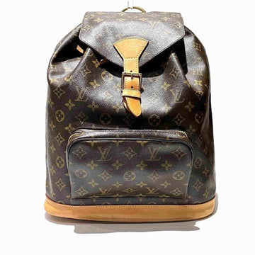 LOUIS VUITTON Monogram Montsouris GM M51135 Bags Backpacks Men's Women's