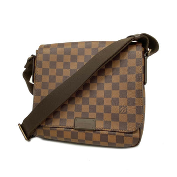 LOUIS VUITTON Shoulder Bag Damier District PM N41213 Ebene Ladies