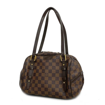 LOUIS VUITTON Shoulder Bag Damier Rivington PM N41157 Ebene Ladies