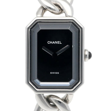 CHANEL Premiere L Watch Stainless Steel Quartz Ladies  Chain Bracelet
