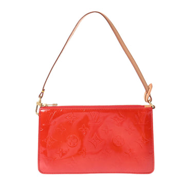 LOUIS VUITTON Vernis Lexington Rouge M91132 Women's Monogram Handbag