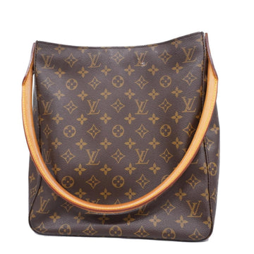 LOUIS VUITTON Shoulder Bag Monogram Looping GM M51145 Brown Ladies