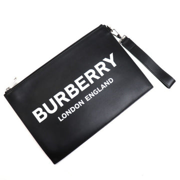 BURBERRY Pouch Clutch Bag Black 8009214 Men's