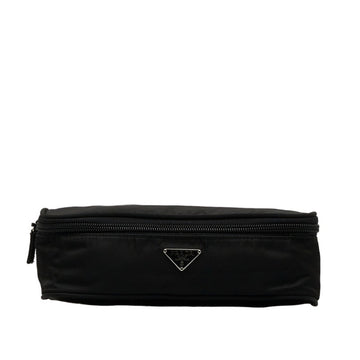 PRADA Pouch MV452 Black Nylon Women's