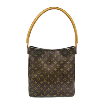 LOUIS VUITTON Looping GM Monogram M51145 MO1010 Shoulder Bag Women's Handbag Leather Canvas