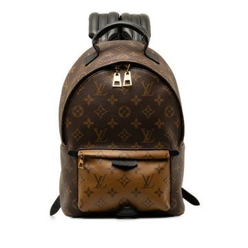 LOUIS VUITTON Monogram Reverse Palm Springs Backpack PM Rucksack M44870 Brown PVC Leather Women's