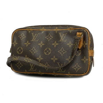 LOUIS VUITTON Shoulder Bag Monogram Pochette Marly Bandouliere M51828 Brown Ladies