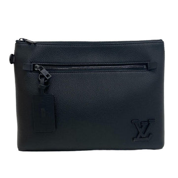 LOUIS VUITTON M69837 Aerogram Pochette Clutch Bag Black Men's Z0006449