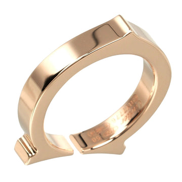 CARTIER C Flat Ring, Size 9.5, K18, PG, Pink Gold, Approx. 7.3g, I122924050