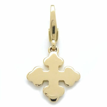 BVLGARI Bulgari Byzantine Cross Charm Pendant Top K18YG Yellow Gold 291874