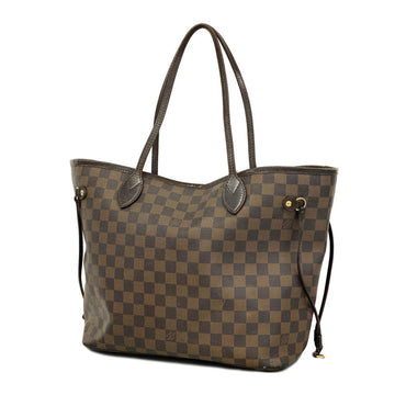 LOUIS VUITTON Tote Bag Damier Neverfull MM N51105 Ebene Women's