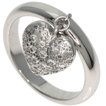 TIFFANY & Co. Sentimental Heart Diamond Ring, Platinum PT950, Women's,